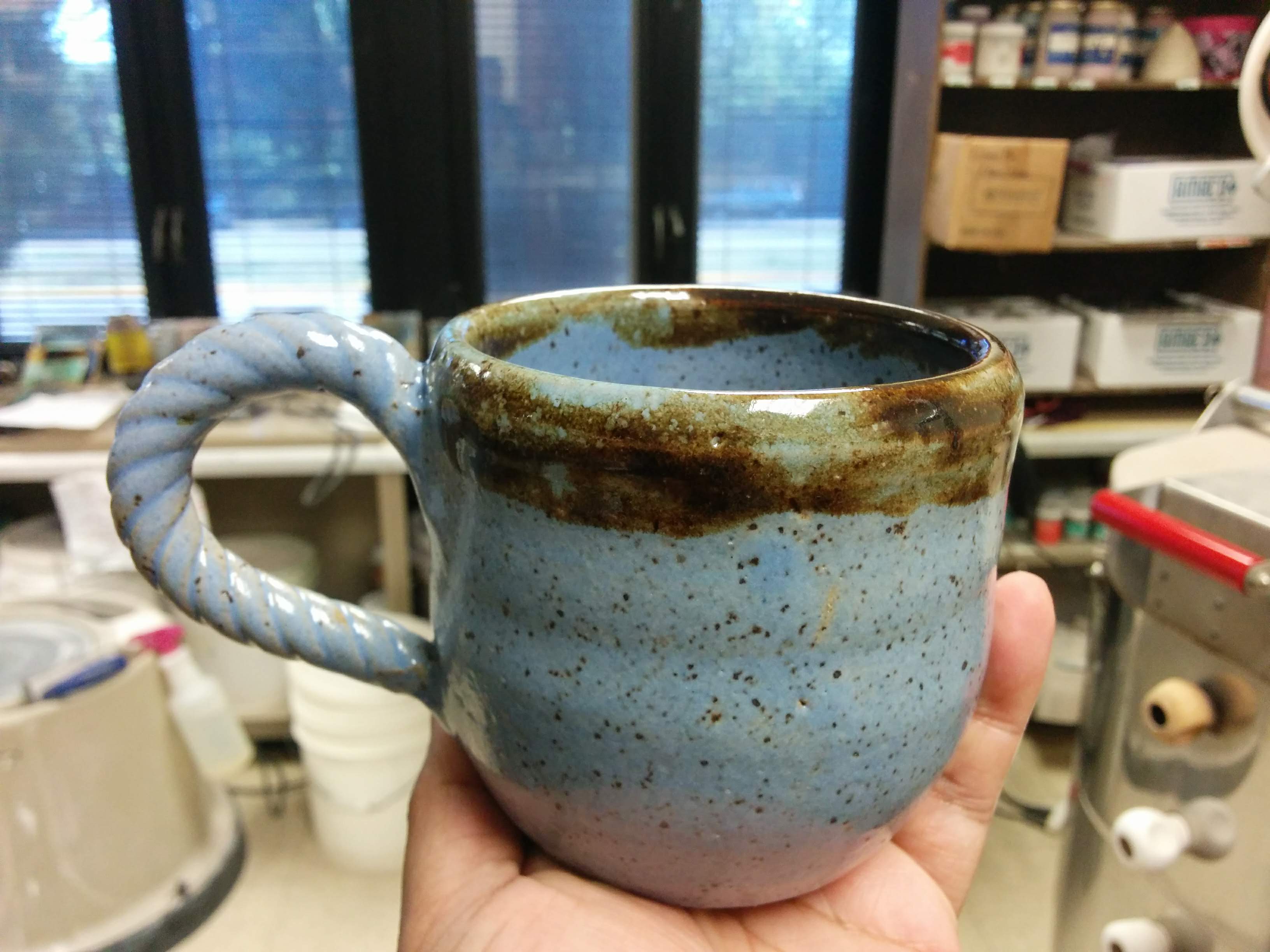 Glazed mug. August 14, 2019